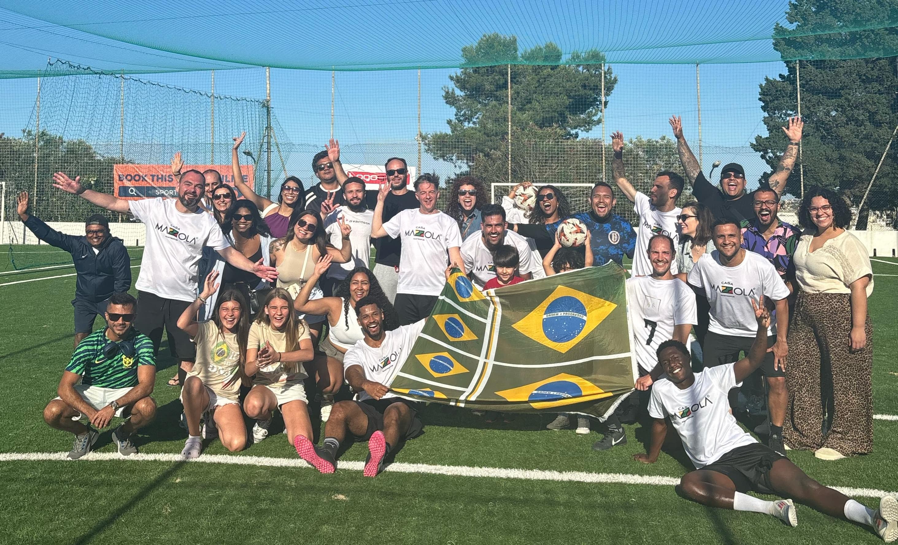 Casa Mazzola team celebrating their tournament victory